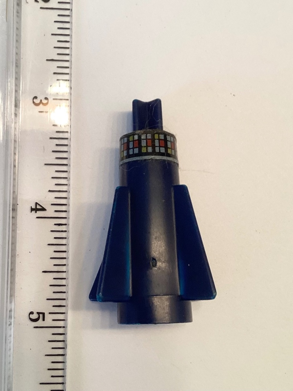 G I JOE…ARAH, Cobra Bunker dark blue lower ROCKET BOTTOM, 1985